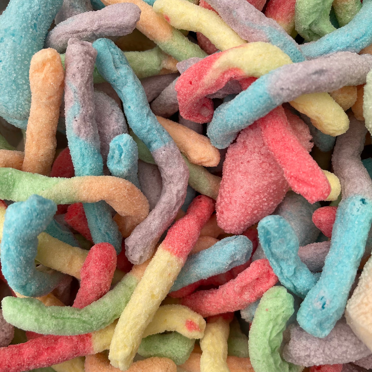 Freeze Dried Sour Worms